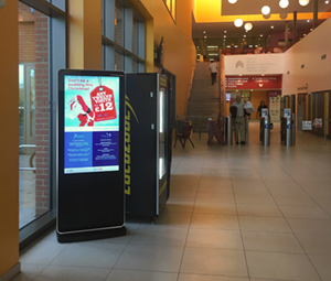 digital signage screen leisure centre
